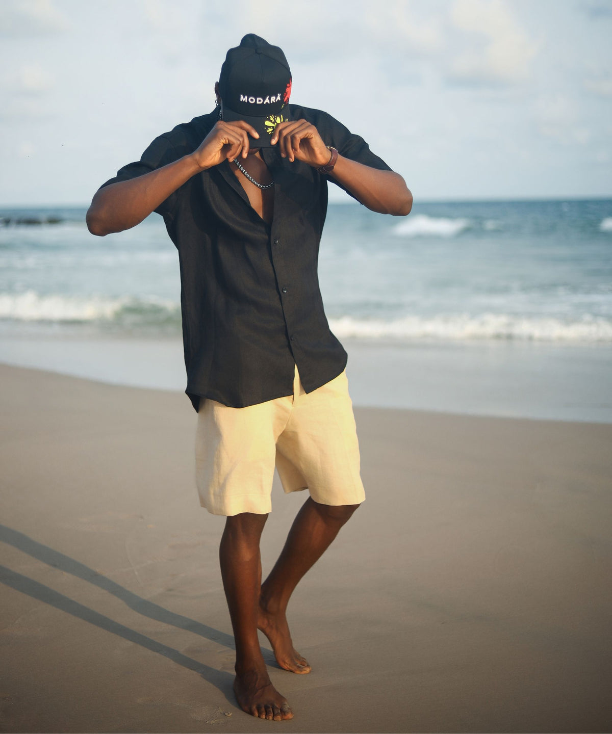 Linen Shirt with Short