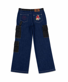 Cannan Retro Cargo Pant | Black