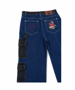 Cannan Retro Cargo Pant | Black
