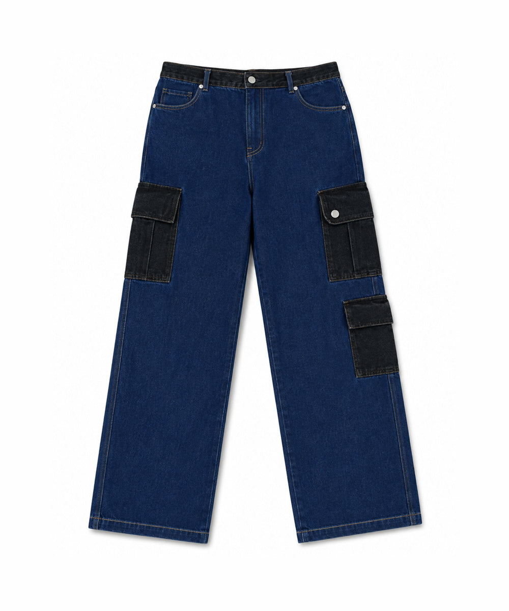 Cannan Retro Cargo Pant | Black
