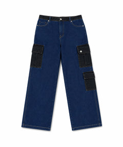 Cannan Retro Cargo Pant | Black