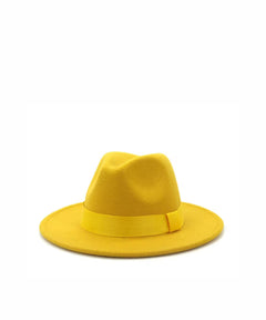 Fedora Hat | Flat Round Edge