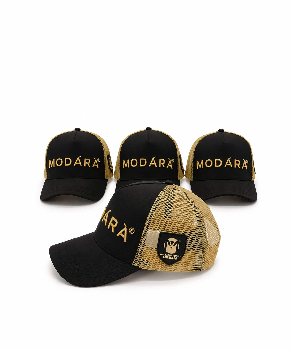 Modára Yellow Gold Embroidery Hat