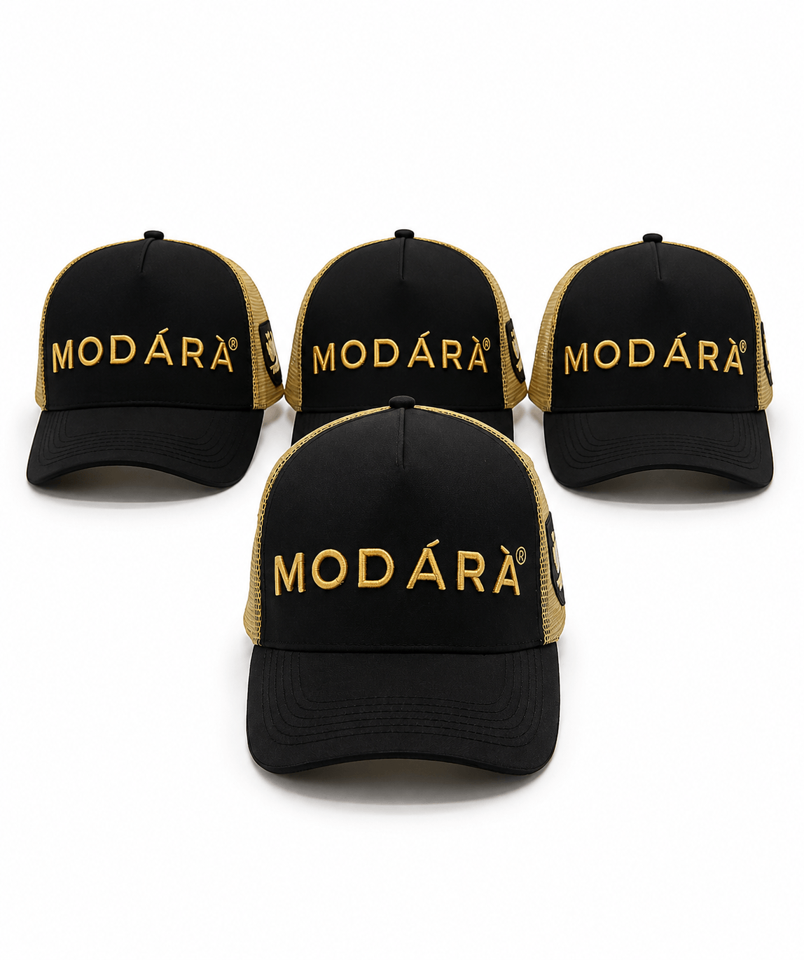 Modára Yellow Gold Embroidery Hat