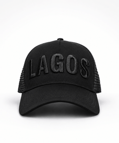 Sanwolu Hat | Black Crested "Lagos"