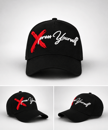 Modára X-press Yourself Hat | Red shaped X